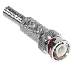 Proconnect 05-3073-4 РАЗЪЁМ штекер BNC под винт с пружиной металл 50 и 75 Ом, диаметром до 7мм, к видеокамерам [05-3073-4]