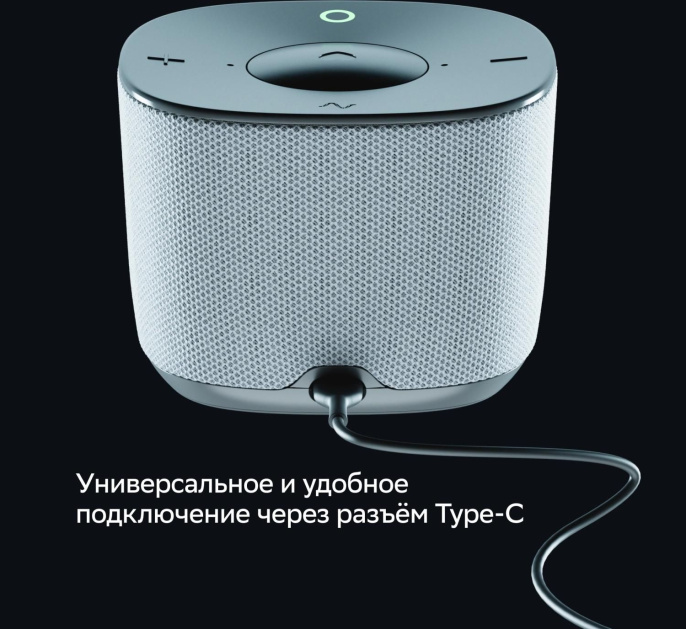 Умная колонка SBER Boom Home SBDV-00171G, 8Вт, с Салют, серый