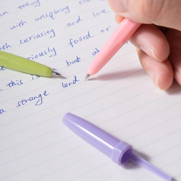 Ручка шариков. Deli P1 EQ6Z d 0.7мм син. черн. карт.уп.