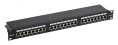 Патч-панель ITK (PP24-1UC5EF-K05-G) 19" 1U 24xRJ45 кат.5E FTP