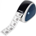 Термопринтер Mertech LP80 Eva 4586 203dpi 100мм/с/USB/RS232 для печ.накл./синий белый