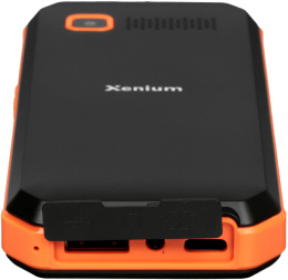 Сотовый телефон XENIUM X300, черный/оранжевый