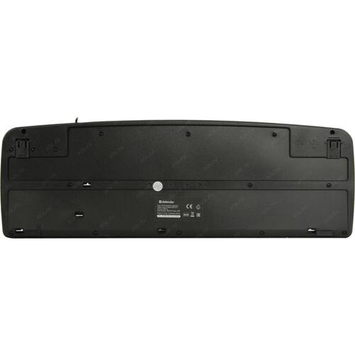 Клавиатура Defender Office HB-910 RU USB [45910] {Проводная, полноразмерная, черная} 045910