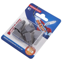 Rexant 06-0084-A5 Колпачок защитный для штекера 8Р8С RJ-45 , серый, 5шт.