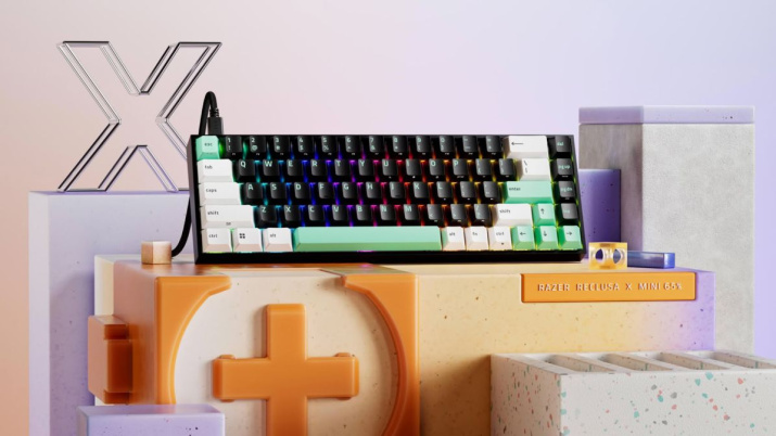 Razer Reclusa X Mini 65% — компактная клавиатура с hot-swap