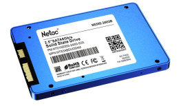 Накопитель SSD NETAC 240Gb N535S Series 2.5", SATA-III, R/W 540/490MB/s, TLC, 140TBW, OEM NT01N535S-240G-S3X