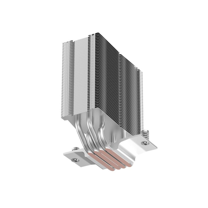 Кулер SAMA X40L (X40-XXWAYXOX-G) (Intel LGA115X/1200/1700/1851, AMD AM4/AM5, крепление на винтах, 4 тепловые трубки (6мм), размер вентилятора: 100×100×25мм, гидродинамический подшипник, 2600об/мин, 56.6CFM, 31.2dB(A), PWM, TDP 200W, ARGB, 100×96.9×133.5мм
