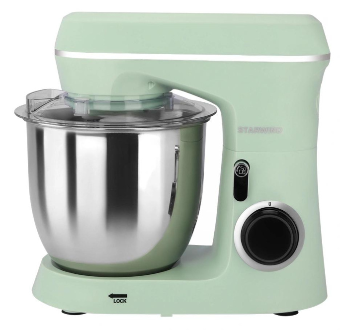 Миксер планетарный StarWind SPM6161, 1300Вт, мятный