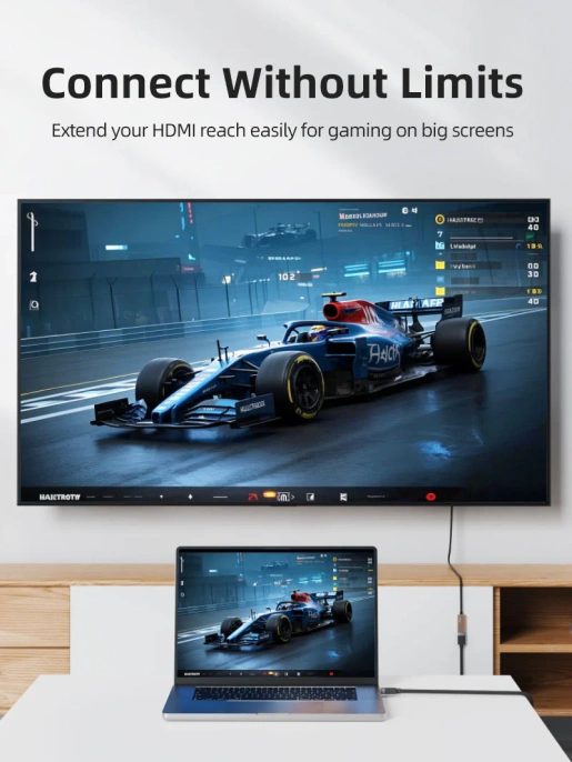 Удлинительный кабель CABLETIME CH25 (CT-HDMF4K-AG1.5) 1.5 м, черный, 4K60Hz HDMI