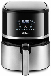 Аэрогриль Kitfort КТ-2221 3.3л 1500Вт черный/серебристый
