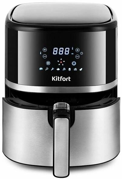 Аэрогриль Kitfort КТ-2221 3.3л 1500Вт черный/серебристый