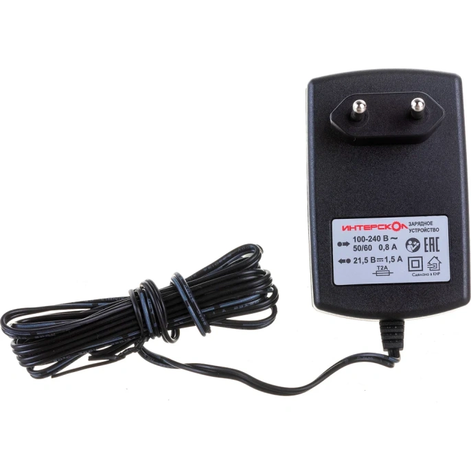 Зарядное устройство для аккумуляторного блока (1,5 А/ч; 18 В; Li-ion) Интерскол 2401.016