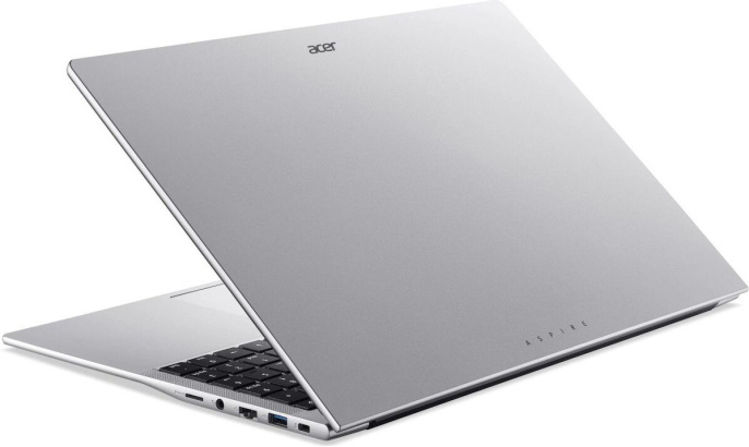 Ноутбук Acer Aspire Lite 16 AL16-54P-39U1 NX.D75EM.004 16.0" 1920 x 1200, IPS, 60 Гц, Intel Core i3 1305U, 8 ГБ DDR5, SSD 512 ГБ, видеокарта встроенная, без ОС, цвет крышки серебристый, аккумулятор 58 Вт·ч, цвет корпуса серебристый, LAN, лазерная гравиров