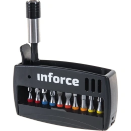 Набор бит с держателем 11 предметов Inforce 11-01-285