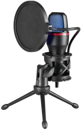 Игровой стрим микрофон Defender Forte GMC 300 USB, провод 1.5 м 64631