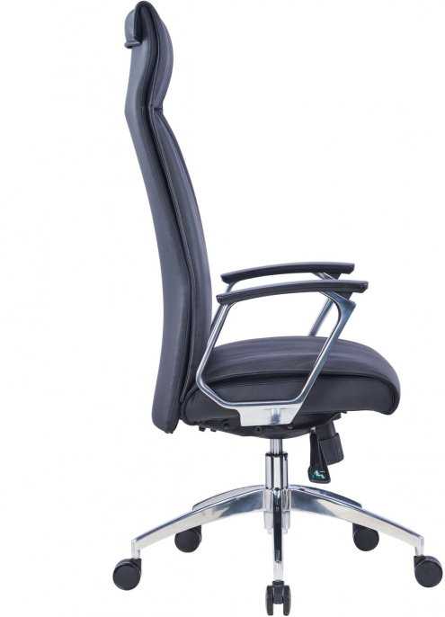 Кресло руководителя Cactus CS-LBK-BARSELONA, кожа, до 120кг, черный