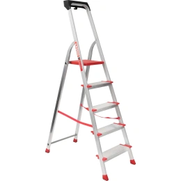 Стремянка Gigant анодированные боковины, 5 ступеней, PROFI AAA-05