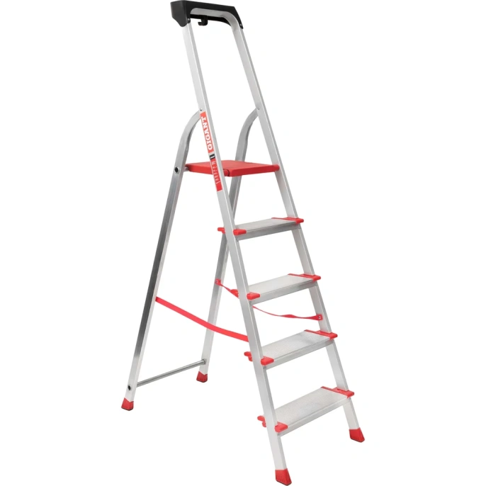 Стремянка Gigant анодированные боковины, 5 ступеней, PROFI AAA-05