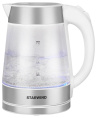 Чайник электрический StarWind SKG2011, 1.7л, стекло/металл/пластик