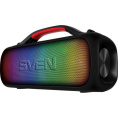 Портативная колонка SVEN PS-360, черный 24 Вт, Waterproof IPx5 , TWS, Bluetooth, FM, USB, 3000мА*ч SV-021740