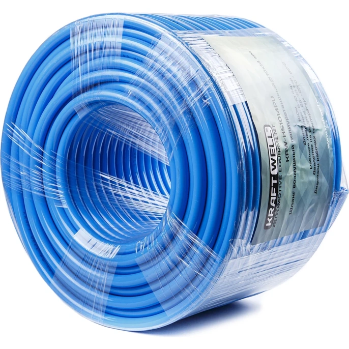 Шланг полиуретановый на катушке Ø10x14 мм, 100 м KraftWell KRW-HS1014PU