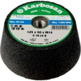 Круг шлифовальный чашечный конический SC (125х50 мм, М14) Karbosan KAR-914210