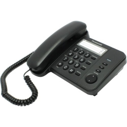 Проводной телефон Panasonic KX-TS2352RUB, черный