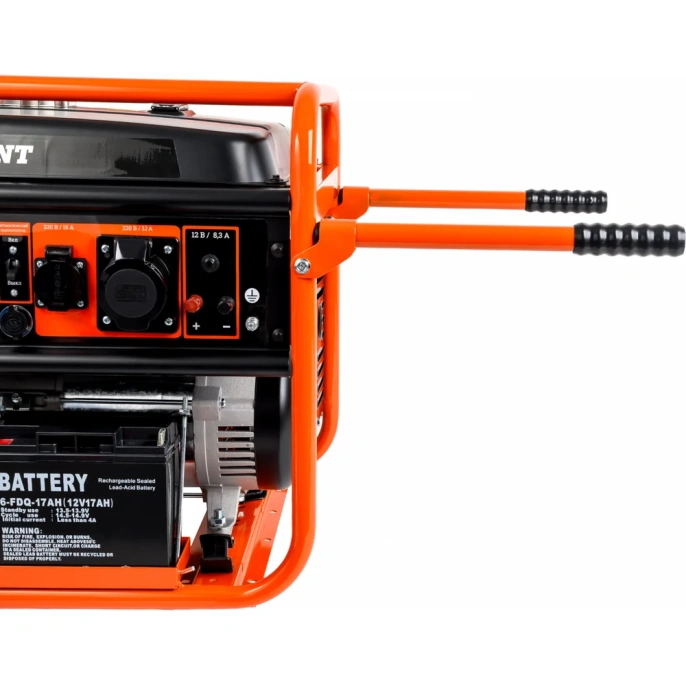 Бензиновый генератор Gigant (6,5 кВт; эл.стартер; ATS; колёса и ручки) GGL-6500E