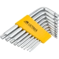 Набор ключей ULTIMA TORX, 9 шт в наборе, CrV, T10-T50, короткие, 122005