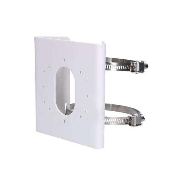 Крепление на столб IFLOW F-AY10033, белое, нержавеющая сталь, 144x131.6x44.3мм