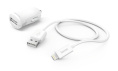Автомобильное зар./устр. Hama H-183266 12W 2.4A USB для Apple белый (00183266)