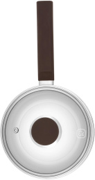 Ковш Rondell Coffee Bean RDS-1643 1.3л. d 16см с крышкой стальной