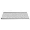 Полка стационарная 19" ExeGate ECSF-WM600-G (перфорированная, глубина 300мм, крепление 19" 1U, для настенных шкафов глубиной до 600мм, нагрузка до 50кг, цвет светло-серый RAL 7035) EX300300RUS