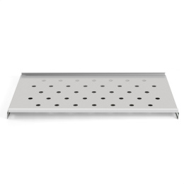 Полка стационарная 19" ExeGate ECSF-WM600-G (перфорированная, глубина 300мм, крепление 19" 1U, для настенных шкафов глубиной до 600мм, нагрузка до 50кг, цвет светло-серый RAL 7035) EX300300RUS