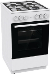 Плита Газовая Gorenje GG5A11WF белый без крышки реш.чугун
