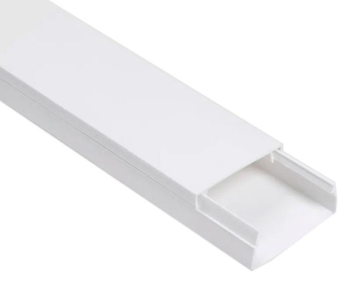 Кабельный канал IEK (CKK11-060-040-1-K01-018) Ecoline 60x40мм белый 2м (упак.:1шт)