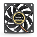Вентилятор 12В DC ExeGate ExtraSilent ES07015S3P (70x70x15 мм, Sleeve bearing (подшипник скольжения), 3pin, 2000RPM, 18dBA) EX283371RUS