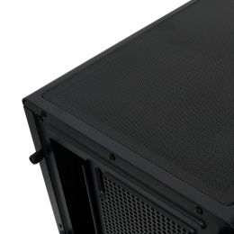 Корпус без блока питания Case HSPD F510, Panoramic Mid Tower, Black, TG, 0.5 SPCC, no fans ATX, mATX, mITX 180/280/160mm 1x2.5", 1x3.5", 7xPCI 1xUSB-A 3.0, 1xUSB-A 1.0 356x218x467mm F510-TGBK