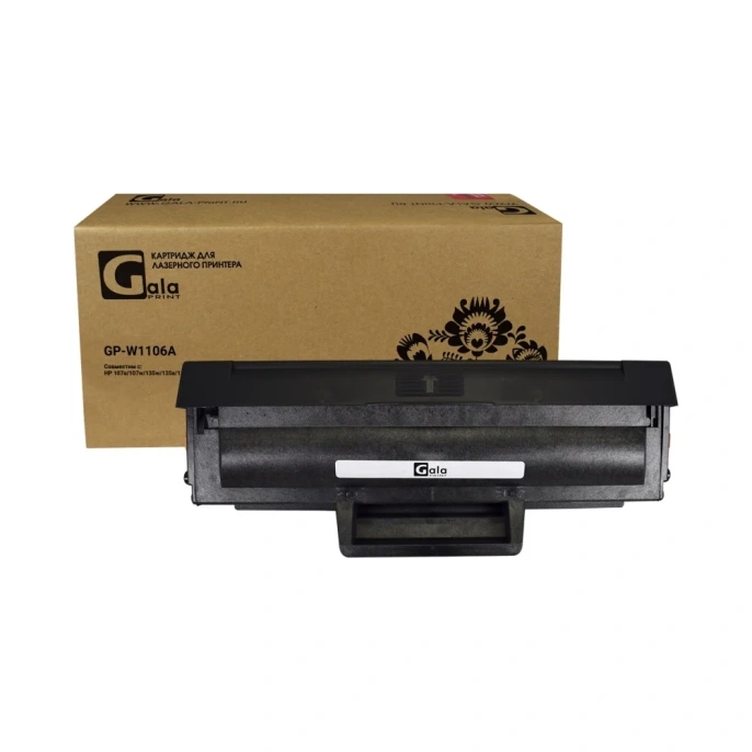 Картридж (106A) для принтеров HP 1000 копий GalaPrint GP_W1106A_new_chip