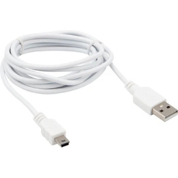 Rexant 18-1134 Кабель USB-A – mini USB, 1А, 1,8м, ПВХ, белый