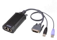 KVM модуль-адаптер ATEN KG6900T-AX, DVI-D+K/M USB 2.0, 100 метр., 1xUTP Cat5e, для подкл.комп.к перекл. KG0016/KG0032, макс.раз.1900х1200, 2xRJ45+DVI-D+2хUSB A-тип, Female+3xMale