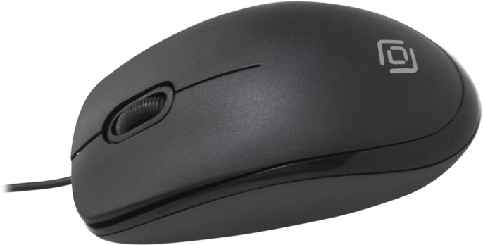 Мышь Оклик 195M for business черный оптическая 1200dpi USB 3but (M218 Black)