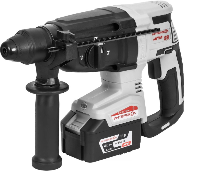 Перфоратор Интерскол ПА-28/18ВМ без АКБ и ЗУ Li-Ion, 4Ач, без АКБ, без ЗУ [732.0.0.70]