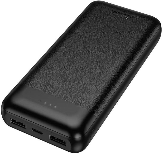 Внешний аккумулятор (Power Bank) Hoco J153A Stability,  20000мAч,  черный [56085]