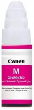 Чернила Canon GI-490M 0665C001, для Canon, 70мл, пурпурный