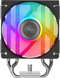 Кулер SAMA X30L (X30-XXWAYXOX-G) (Intel LGA115X/1200/1700/1851, AMD AM4/AM5, крепление на винтах, 3 тепловые трубки (6мм), размер вентилятора: 100x100x25мм, гидродинамический подшипник, 2600об/мин, 50.1CFM, 35.2dB(A), PWM, TDP 180W, ARGB, 100х96.9х133.5мм