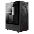 Корпус ATX Без БП ADATA XPG VALOR AIR Black VALORAIRMT-BKCWW Tempered Glass, 2x USB 3.0, 4x140mm FAN, HD Audio+Mic, VGA MAX 305mm, CPU MAX 166mm, пылевые фильтры Black