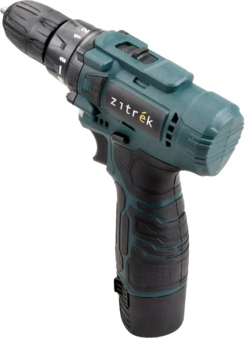 Дрель-шуруповерт ZITREK Green 12V Max, 2Ач,  с двумя аккумуляторами [085-1016]