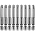 Набор бит PH3х50 10 шт. Vertextools БТ-PH3-50