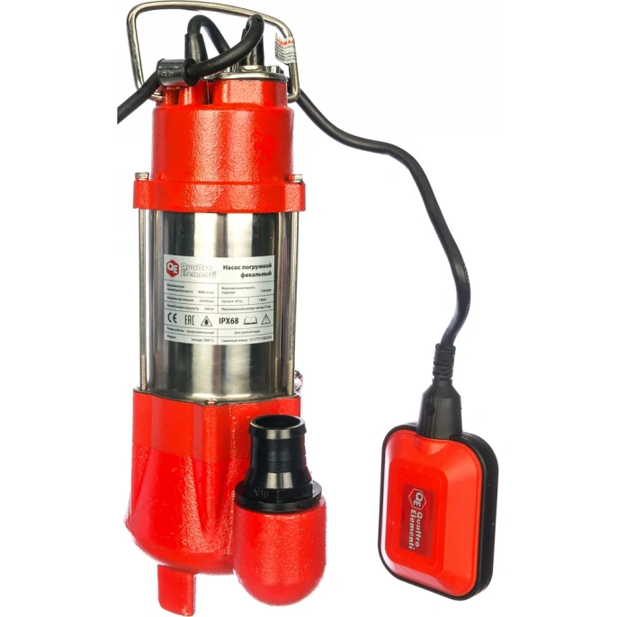 Фекальный насос QUATTRO ELEMENTI Sewage 300F Ci 910-140